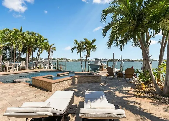 Harbor Waterfront Pool Firepit